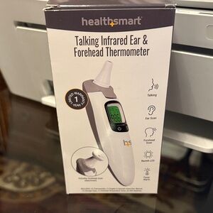 Talking Infrared Ear & Forehead Thermometer - English and Spanish